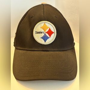 Pittsburg Steelers Hat Mens Small Medium Reebok On Field Fitted NFL Football